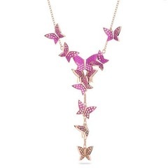 スワロフスキー Lilia Y字型ネックレス