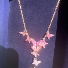 スワロフスキー Lilia Y字型ネックレス