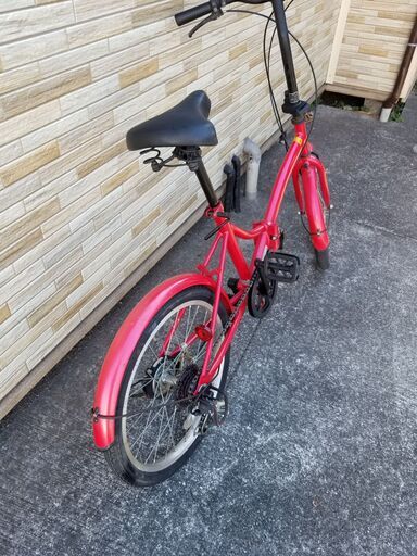 中古自転車 6段変速 20インチ 折畳み 軽整備済み 防犯登録対応 町田市 相模原市076MM