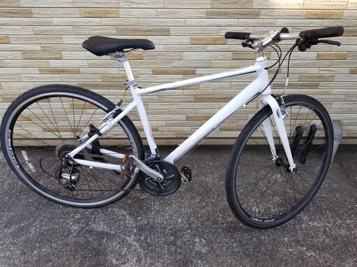 中古自転車 3×8段変速 470ｍｍ クロスバイク 軽整備済み 防犯登録対応 町田市 相模原市077MM