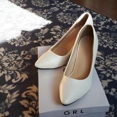 GRL‼️白のパンプス👠新品‼️24cm