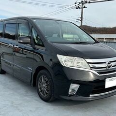 仙台☆H24セレナハイウェイスターSハイブリッド黒☆車検取り立て...