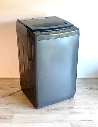インバーター 全自動洗濯機 8kg maxzen 2022年製 ブラック
