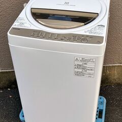 ㉑【税込み】東芝 6kg 全自動洗濯機 AW-6G8 2019年...