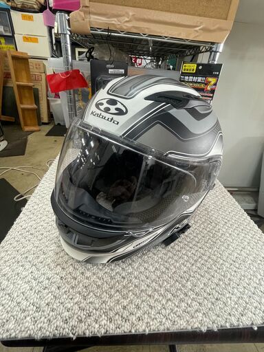リサイクルショップどりーむ荒田店 No9441 フルフェイスメット　バイク用　KABUTO　KAMUIⅡ　Mサイズ　定価約３万　中古 リサイクルショップどりーむ荒田店 No9441 フルフェイスメット バイク