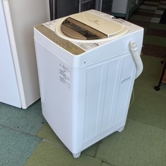 【リサイクルサービス八光】2016年製　東芝 6kg　全自動洗濯機　AW-6G5(W)