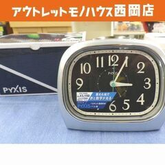 未使用 PYXIS 目覚まし時計 NR412L 置時計 アラーム...