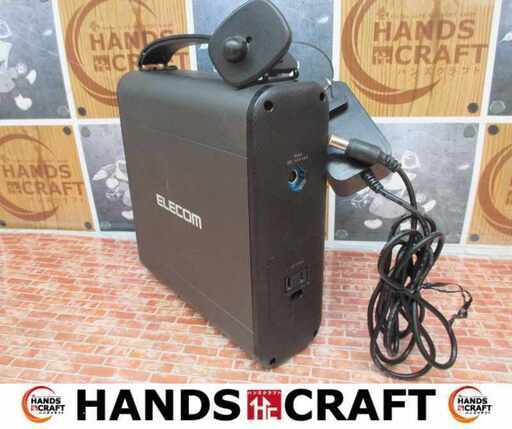 エレコム DE-AC05-60900BK ポータブル電源 中古品 ACアダプタ付 【ハンズクラフト宜野湾店】