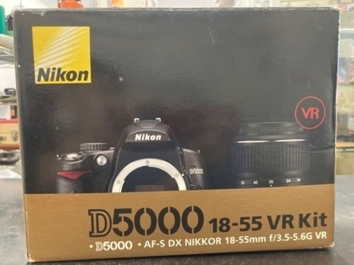 Nikon デジタル一眼レフカメラ D5000 レンズキット D5000LK リサイクルショップ宮崎屋　佐土原店　24.2.27F