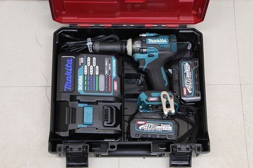 マキタ(Makita) 40Vmax充電式インパクトレンチ 2.5Ah バッテリ2本・充電器・ケース付 TW004GRDX (D5398aaxwY)