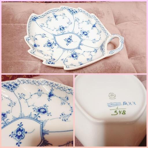 ロイヤルコペンハーゲン ブラーフルーテッドハーフレース6客他8点