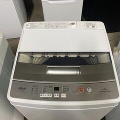 2021年式 中古洗濯機 AQUA AQW-S4M 配送費用は別途[SA-156]