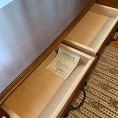 カリモク　コンソールテーブル　＆アンティーク　スツール