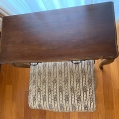 カリモク　コンソールテーブル　＆アンティーク　スツール