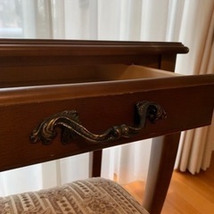 カリモク　コンソールテーブル　＆アンティーク　スツール