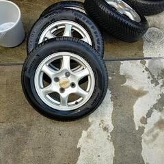 バリ山、イボ付22年式オールシーズンタイヤ155/65/13インチ