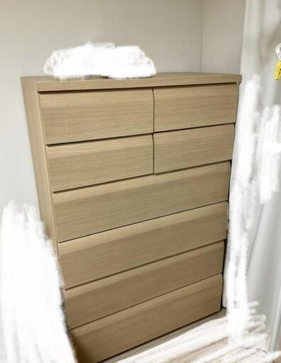 木匠 岡崎利博 松創 総桐箪笥 タンス 桐 兼用箪笥 昇り箪笥 鍵2本付 布