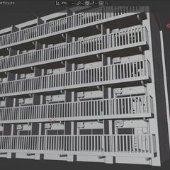 【ネット決済・配送可】５階建てマンションの3Dデータ入りUSBメモリ