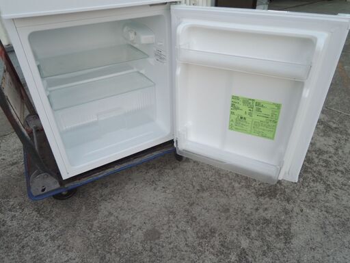 △2021年製 アイリスオーヤマ　冷蔵庫 90LIRSD-9B-W　管理/0151-01260001