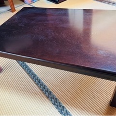 テーブル　こたつ　木製
