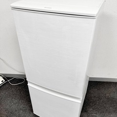 SHARP シャープ ノンフロン冷凍冷蔵庫 SJ-D14C-W ...