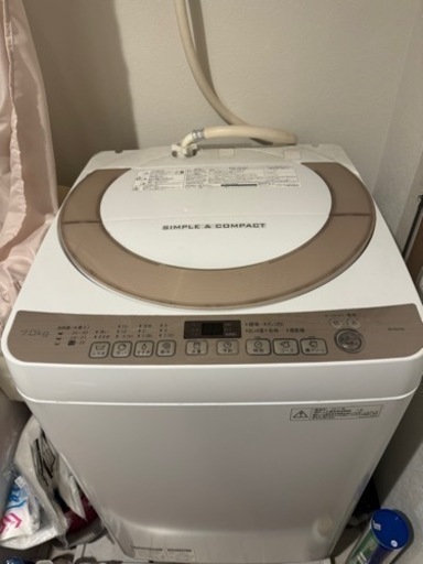 SHARP洗濯機　7kg