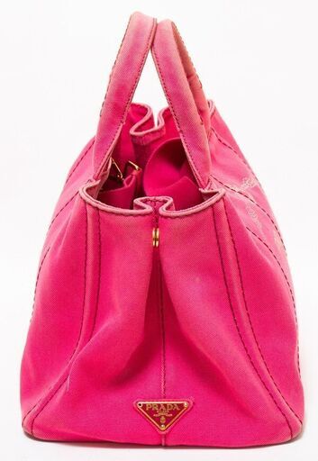 PRADA カナパ ファブリック ハンドバッグ 品番p23-255