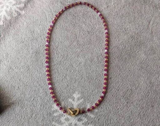 846 ネックレス ピンク 45cm 846 ヤジロー ピンク、黄色、透明 45cm