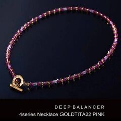 846 ネックレス　ピンク　45cm