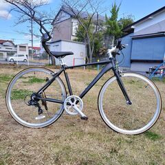 【商談中】約10.7kg! サドル・グリップ・チェーン新品！ 7段変速クロスバイク PROGEAR サニークロスMT