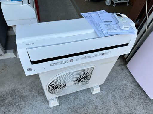 【動作保証あり】TOSHIBA 東芝 2021年 2.2kw 6畳用 冷暖房ルームエアコン RAS-G221P【管理KR441】