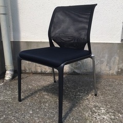 【定価78100円】vitra / ヴィトラ Meda Slimメダスリム オフィスチェア ダイニングチェア 黒 アルベルト・メダ デザイナーズ