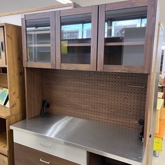 J3219 美品 UNICO ウニコ 人気デザイン STRADA ストラーダ 1200 キッチンボード カップボード 福岡家具 大川家具 末次家具工芸 食器棚 クリーニング済み