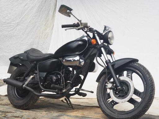 HONDA マグナ50 マットブラック 社外マフラー
