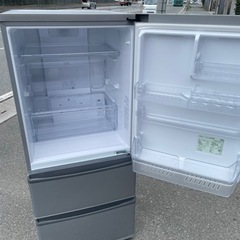 □中古品 アクアノンフロン冷凍冷蔵庫 AQR-271E（S）272L 2016年 幅600x奥