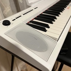 YAMAHA ヤマハ 電子キーボード piaggero ホワイト NP-12WH & YAMAHA キーボードスタンド L-2L セット YAMAHA ヤマハ 電子キーボード piaggero ホワイト NP-12WH & YAMAHA