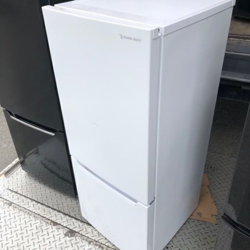 福岡市内配送無料　2022年　YRZ-C12H1(ホワイト) 2ドア冷蔵庫 右開き 117L 幅478mm