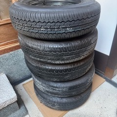 ジムニーシエラ JB74 タイヤ4本+スペアタイヤ1本