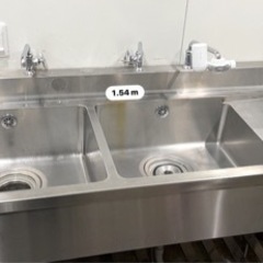 2層シンク　　1500x600x800