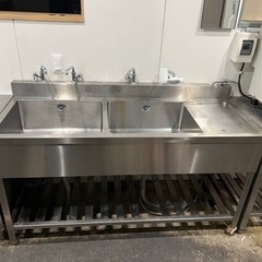 2層シンク　　1500x600x800