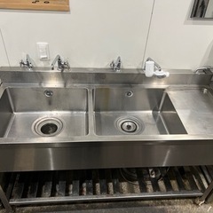 2層シンク　　1500x600x800