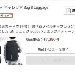 防犯　リュック　メンズサイズ　新品　未使用　【災害対策】バックパッカー