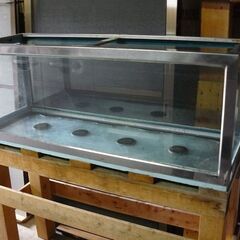 ステンレス枠　ガラス水槽　１２０cm×４０cm×４５cm　