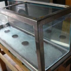 ステンレス枠 ガラス水槽 120cm×40cm×45cm