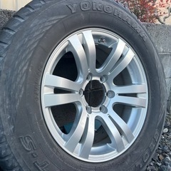 ランクルブラドに装着可能　スタッドレス用アルミホイールセット