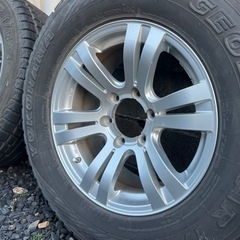 ランクルブラドに装着可能　スタッドレス用アルミホイールセット