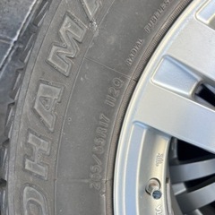 ランクルブラドに装着可能　スタッドレス用アルミホイールセット