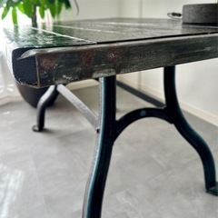 ⚫️ 値下⚫️1点もの⚫️デモデファニチャー⚫️フランスヴィンテージ ダイニングテーブル 黒