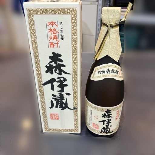 J3227 さつま名産 本格 芋焼酎 森伊蔵 25% 720ml 箱付