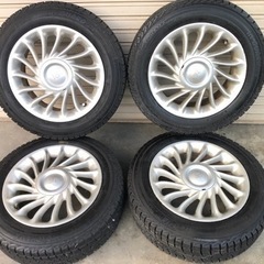 【ネット決済・配送可】冬タイヤ 175/65R15 トヨタ純正P...